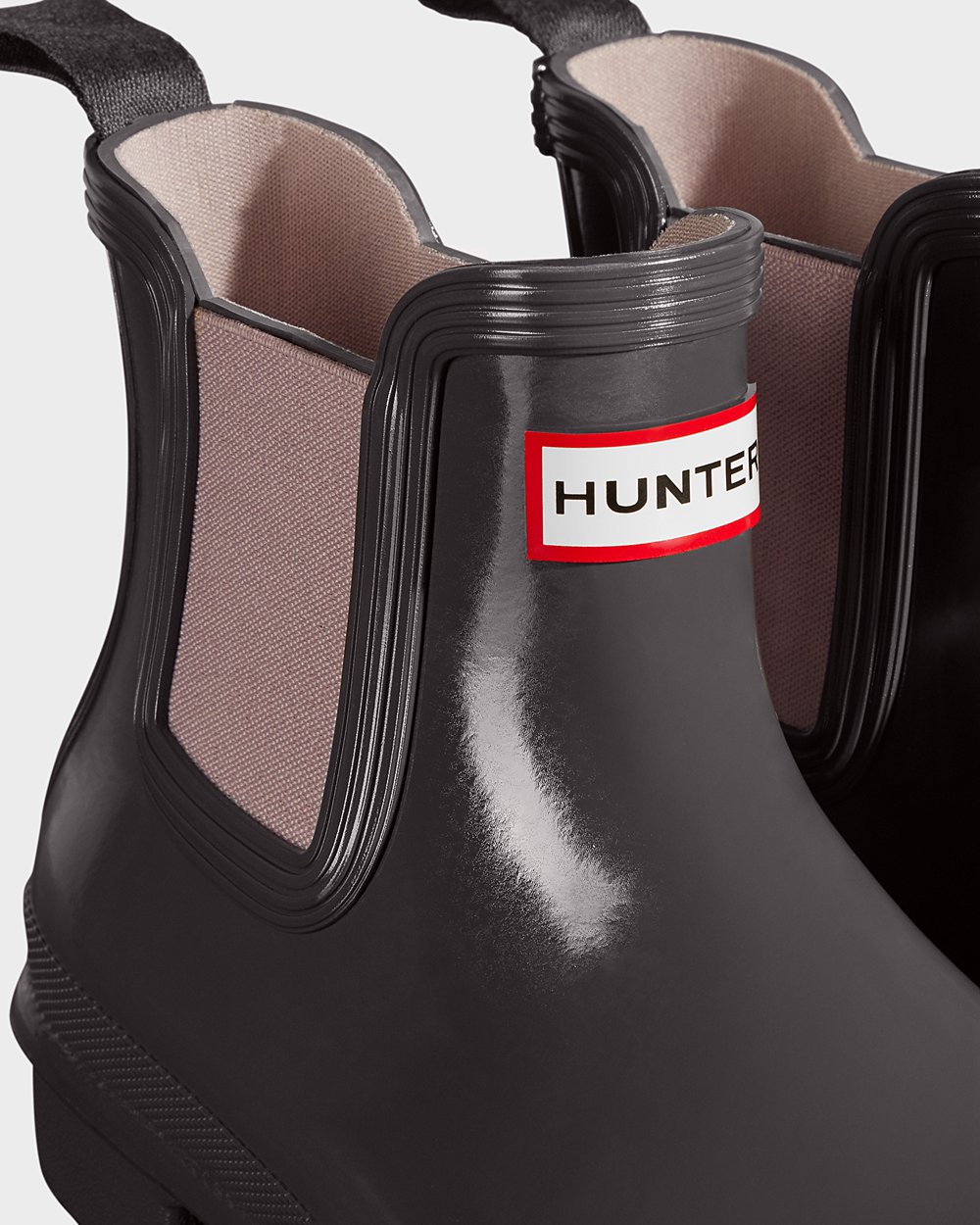 Chelsea Boots Dam - Hunter Original Gloss - Grå/Lila - 456820-DSH